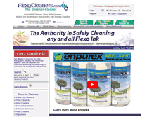 Tablet Screenshot of flexocleaners.com